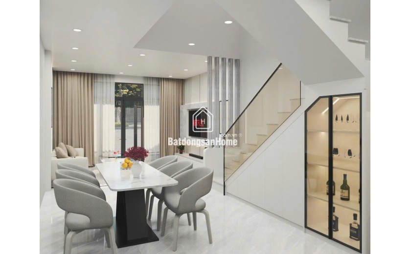 Nhà đẹp 2 tầng 2 mặt tiền hẻm ô tô Hải Đức – Full nội thất – Giá 4,5 tỷ